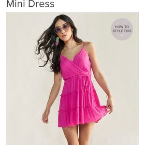 Catalina Lurex Swiss Dot
Mini Dress